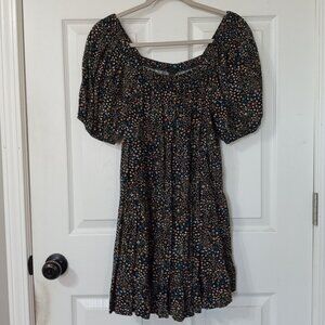 Wild Fable floral print dress, size L, knee length